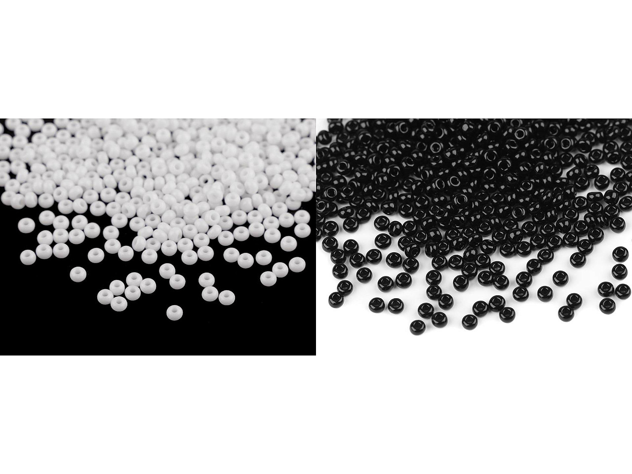 Seed beads / rocaille preciosa 8/0 - 3 mm - Black (20 Grams)