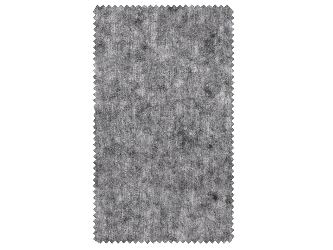 Iron-on interlining for fleece and wool kufner 42 g/m², width 90 cm - Grey (1 Meter)