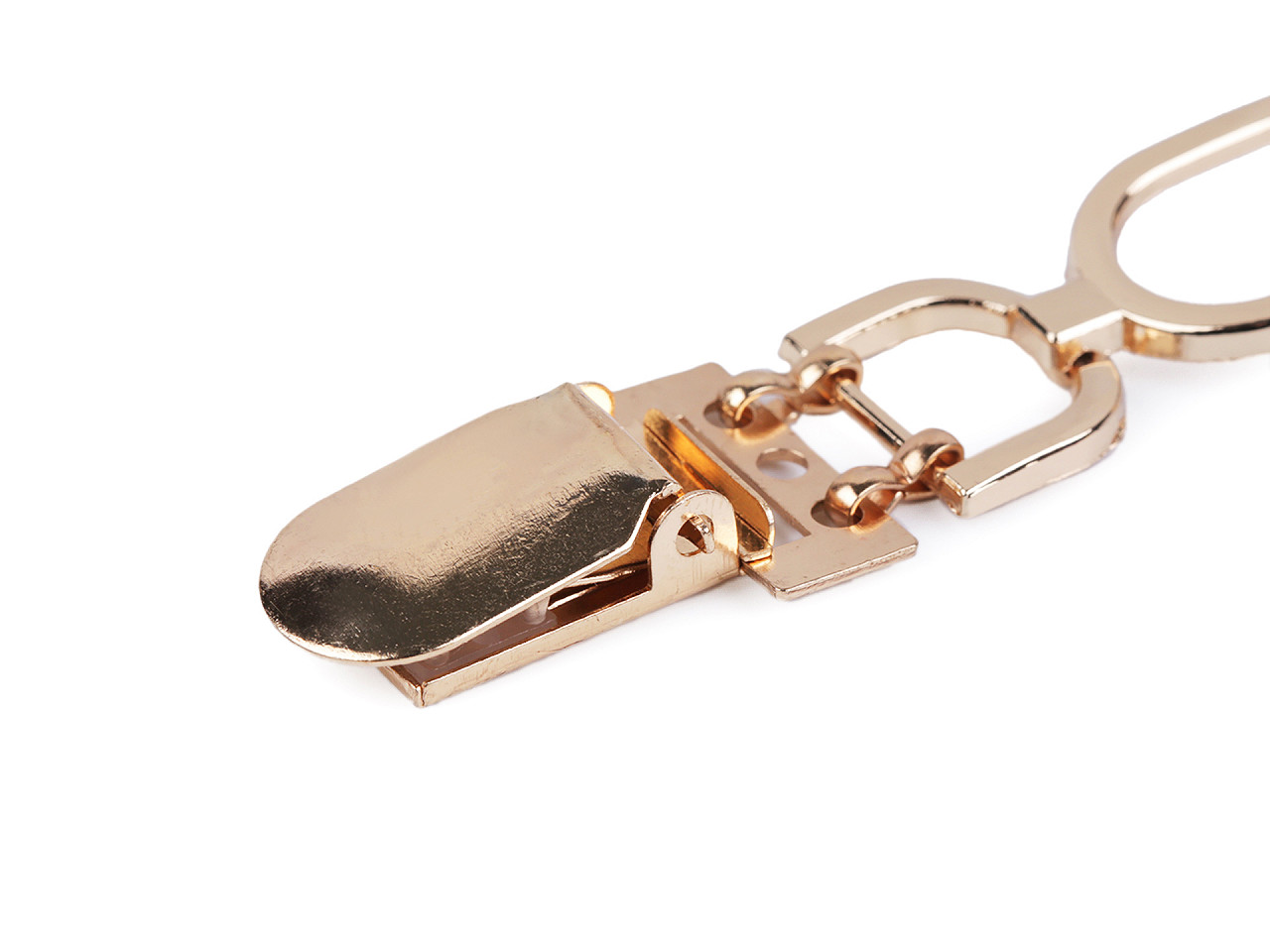 Cardingan clip / fastening buckle - Pink gold (1 Piece)