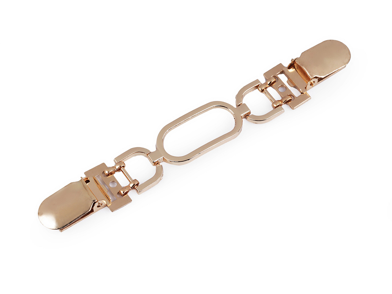 Cardingan clip / fastening buckle - Pink gold (1 Piece)