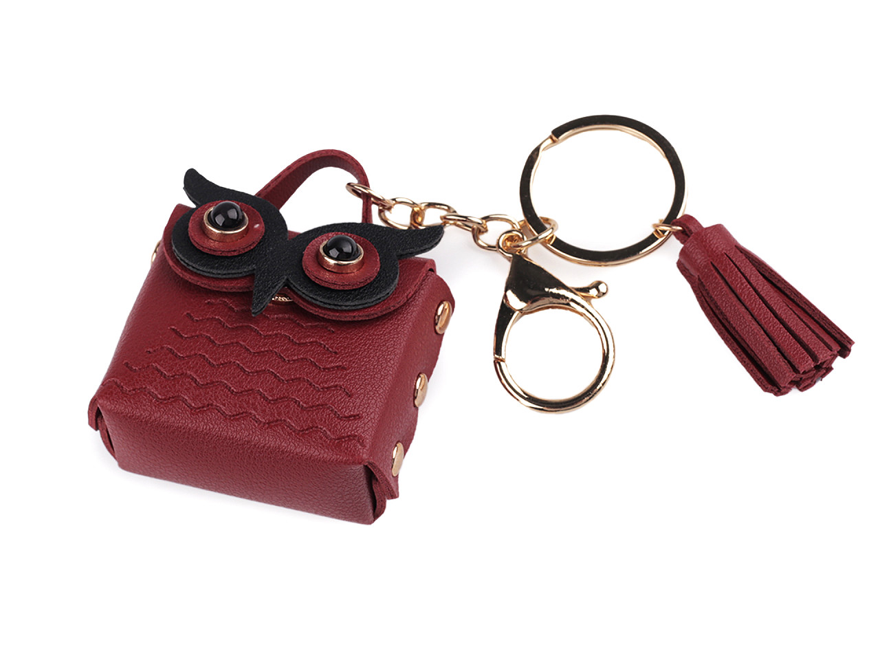 Backpack pendant / keychain - owl bag - Mustard (1 Piece)