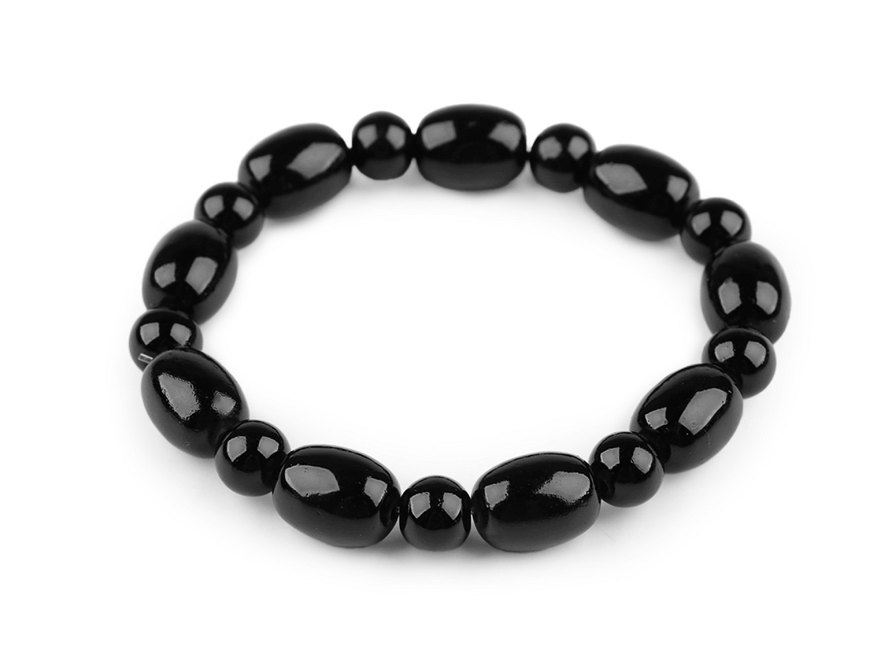 Bracelet made of glass beads - Blue dark (1 Piece)