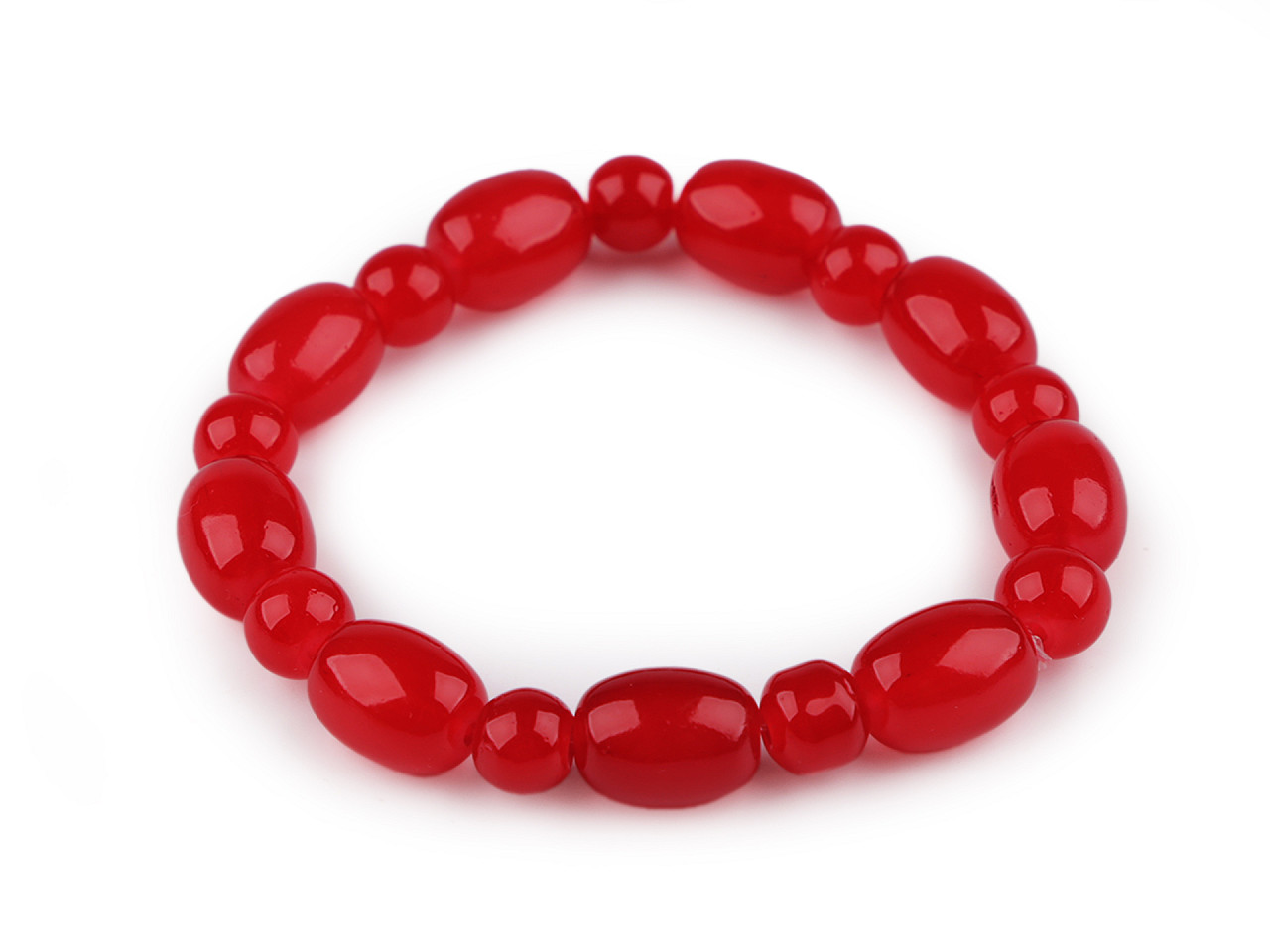 Bracelet made of glass beads - Blue dark (1 Piece)