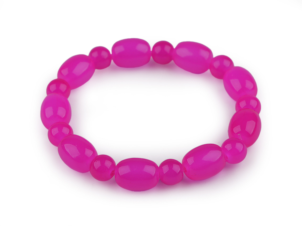 Bracelet made of glass beads - Blue dark (1 Piece)