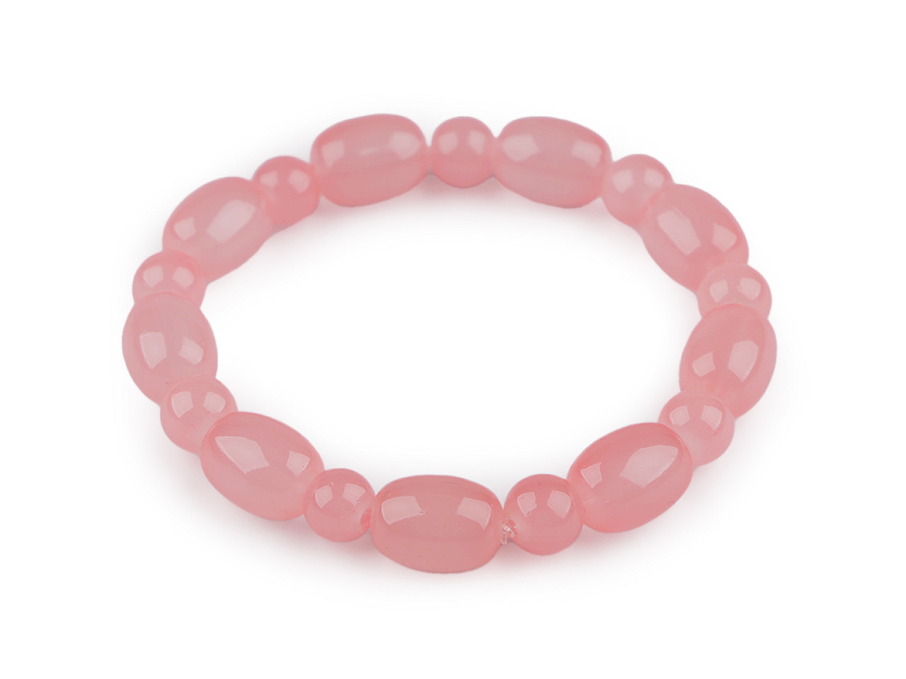 Bracelet made of glass beads - Blue dark (1 Piece)