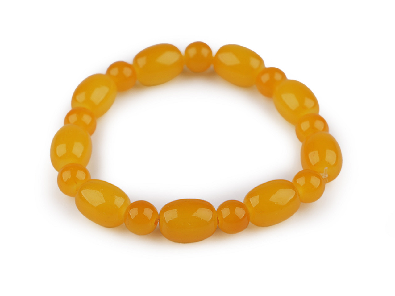 Bracelet made of glass beads - Blue dark (1 Piece)