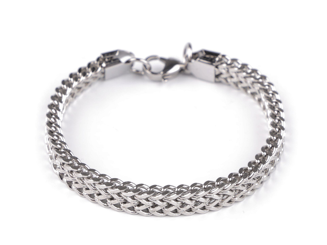 Men's stainless steel bracelet - Darksilver (1 Piece)