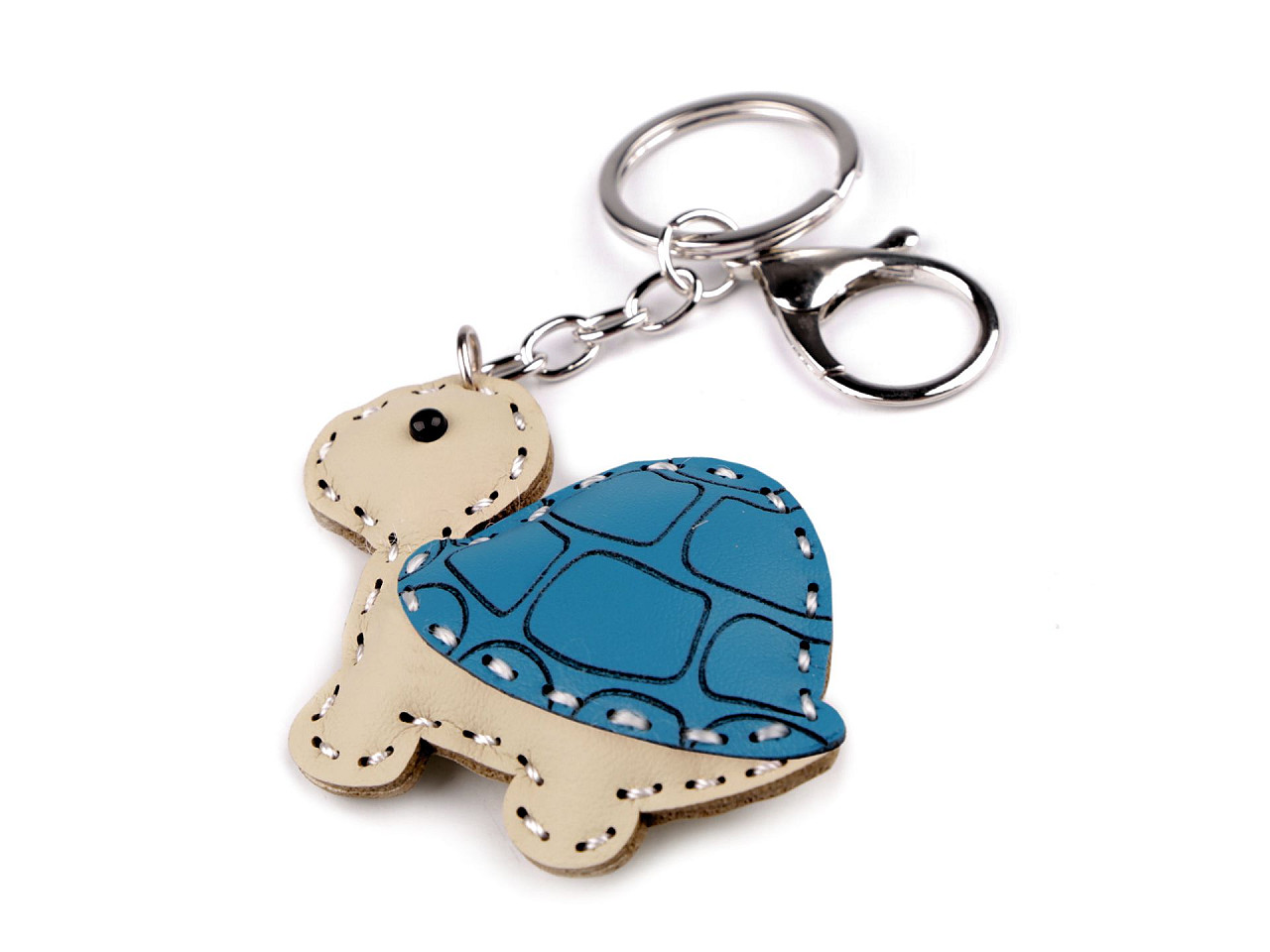 Backpack pendant / keychain - turtle, dinosaur - Gold (1 Piece)