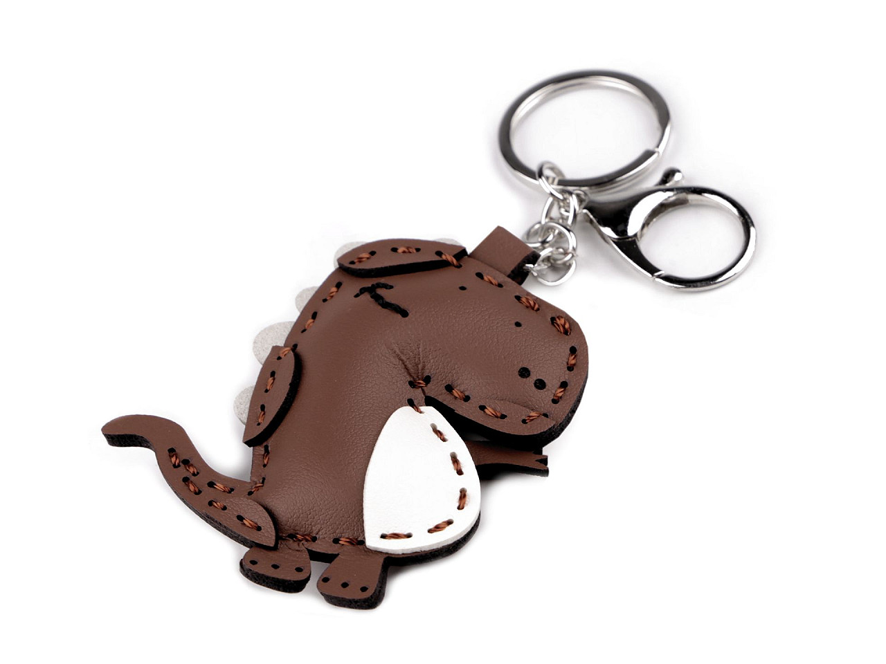 Backpack pendant / keychain - turtle, dinosaur - Gold (1 Piece)