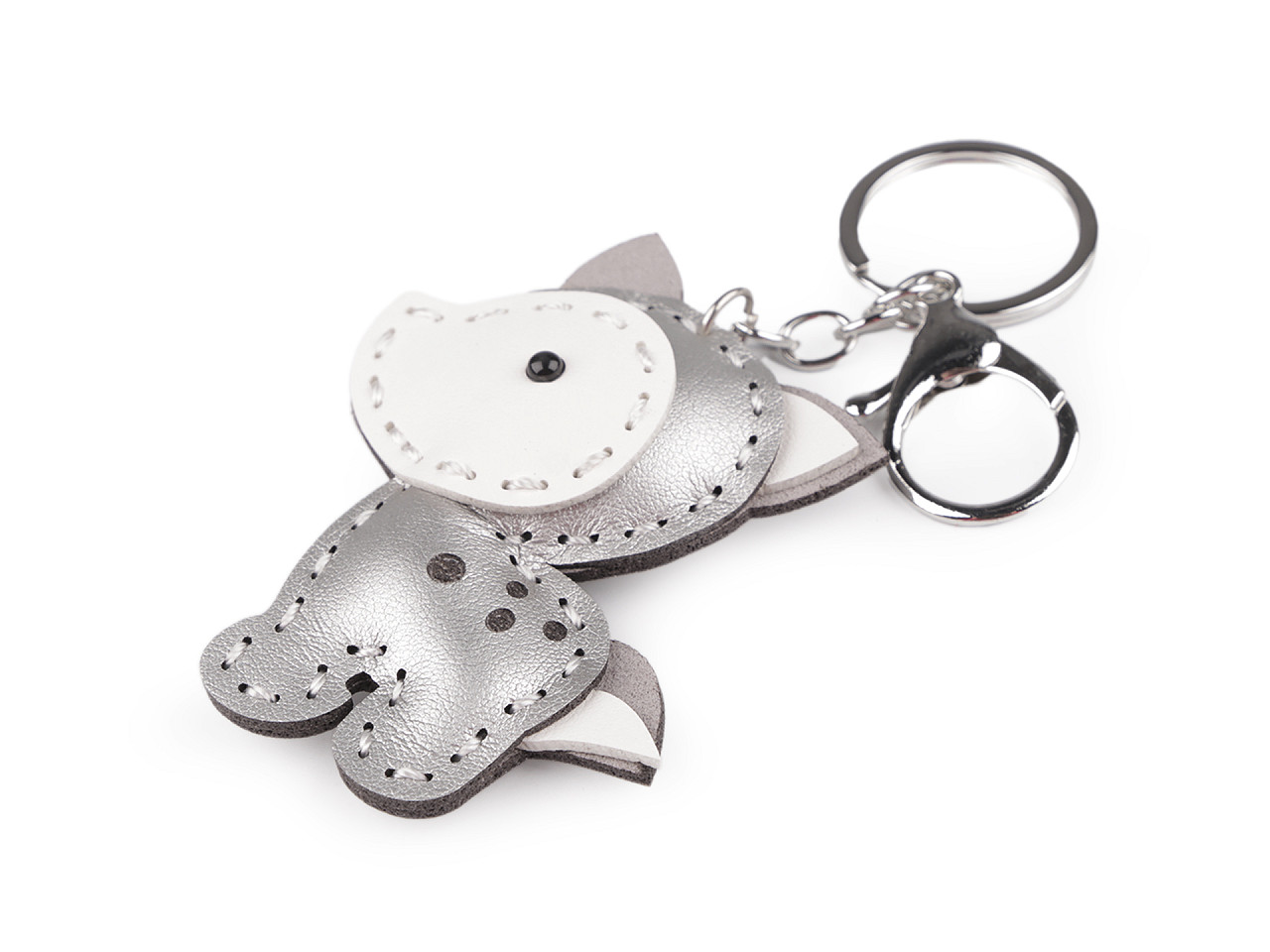 Backpack pendant / keychain - wolf, horse - Mustard (1 Piece)