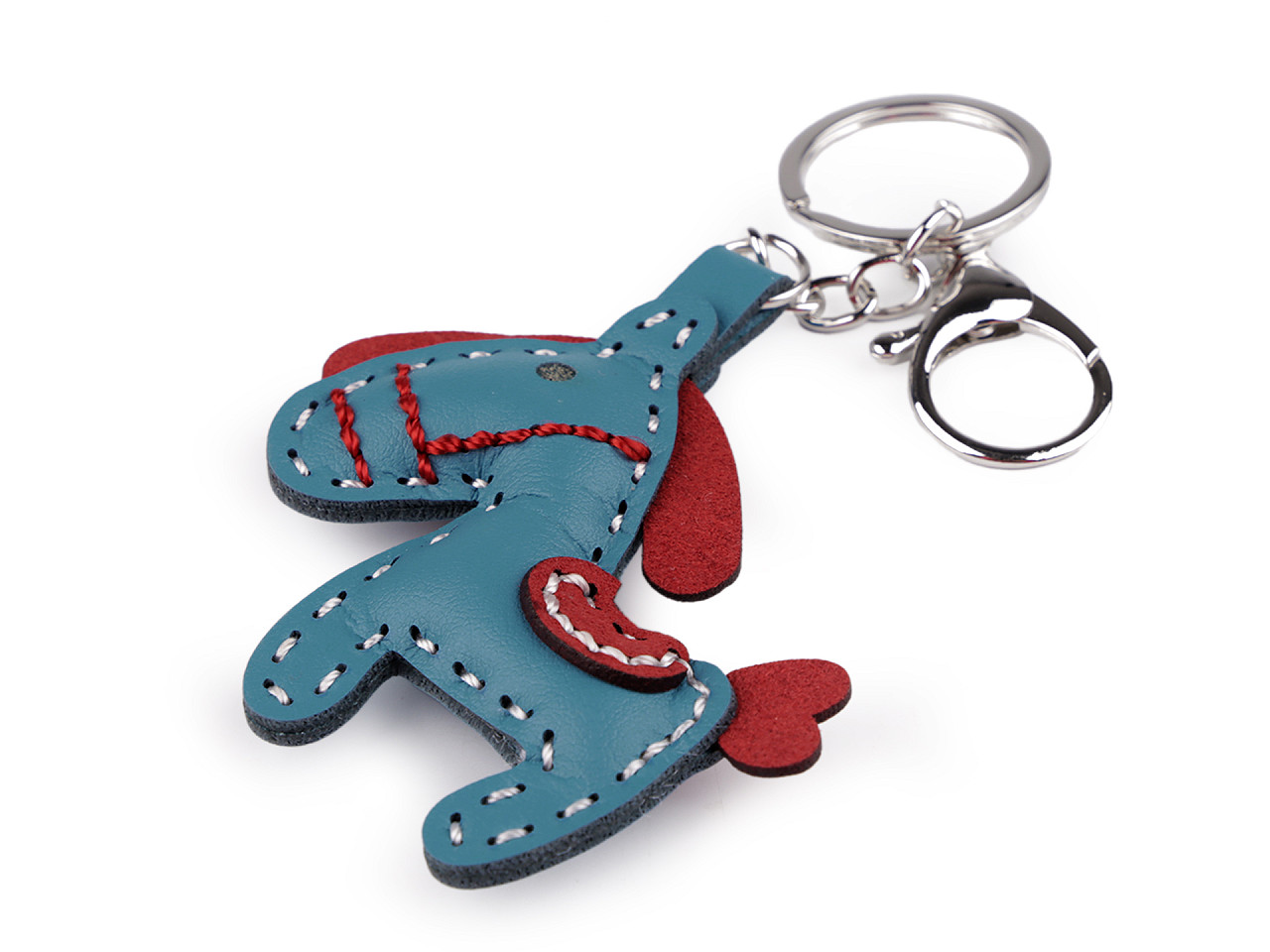 Backpack pendant / keychain - wolf, horse - Mustard (1 Piece)