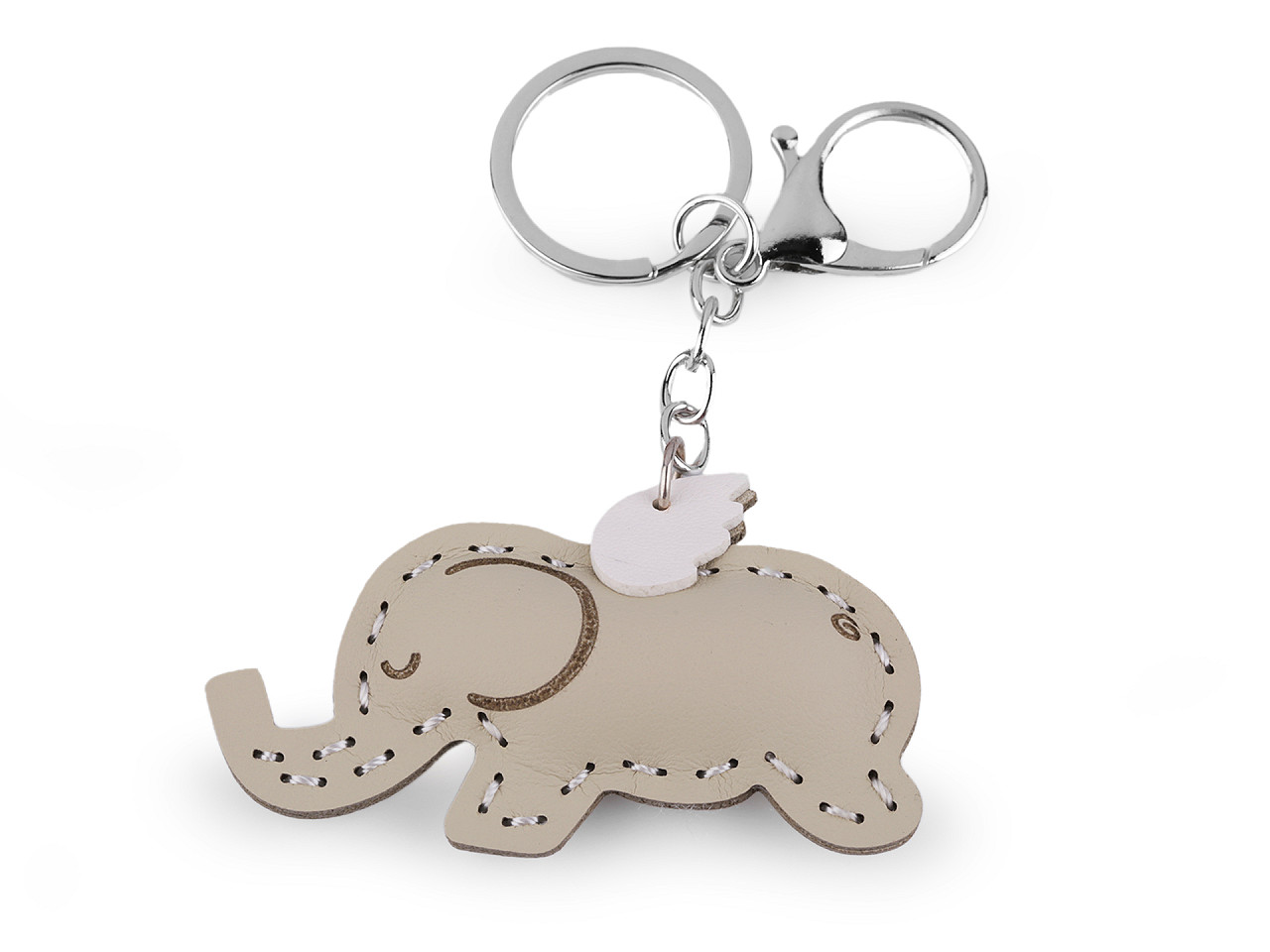 Backpack pendant / keychain - unicorn, elephant - Pink (1 Piece)