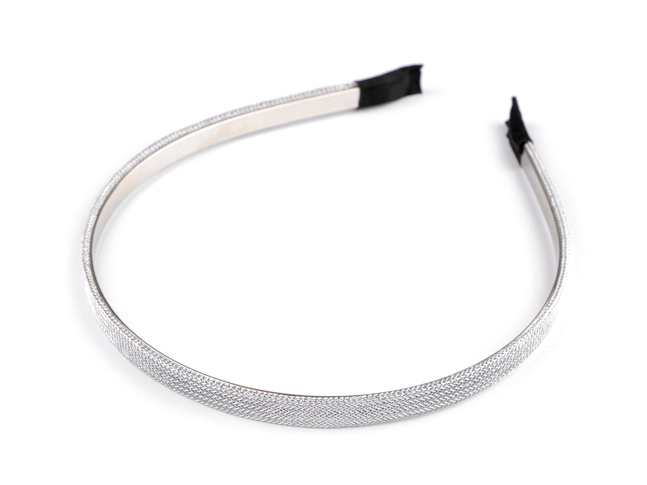Hairband with lurex - Silver (12 Pieces)