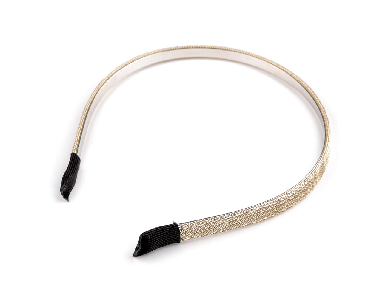Hairband with lurex - Silver (12 Pieces)