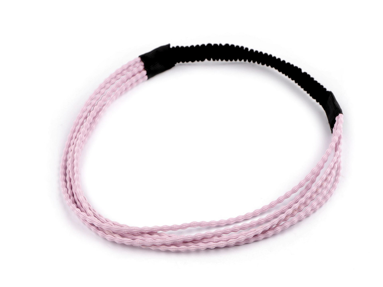 Elastic hairband, multi-row - Lig.pastel green (1 Piece)