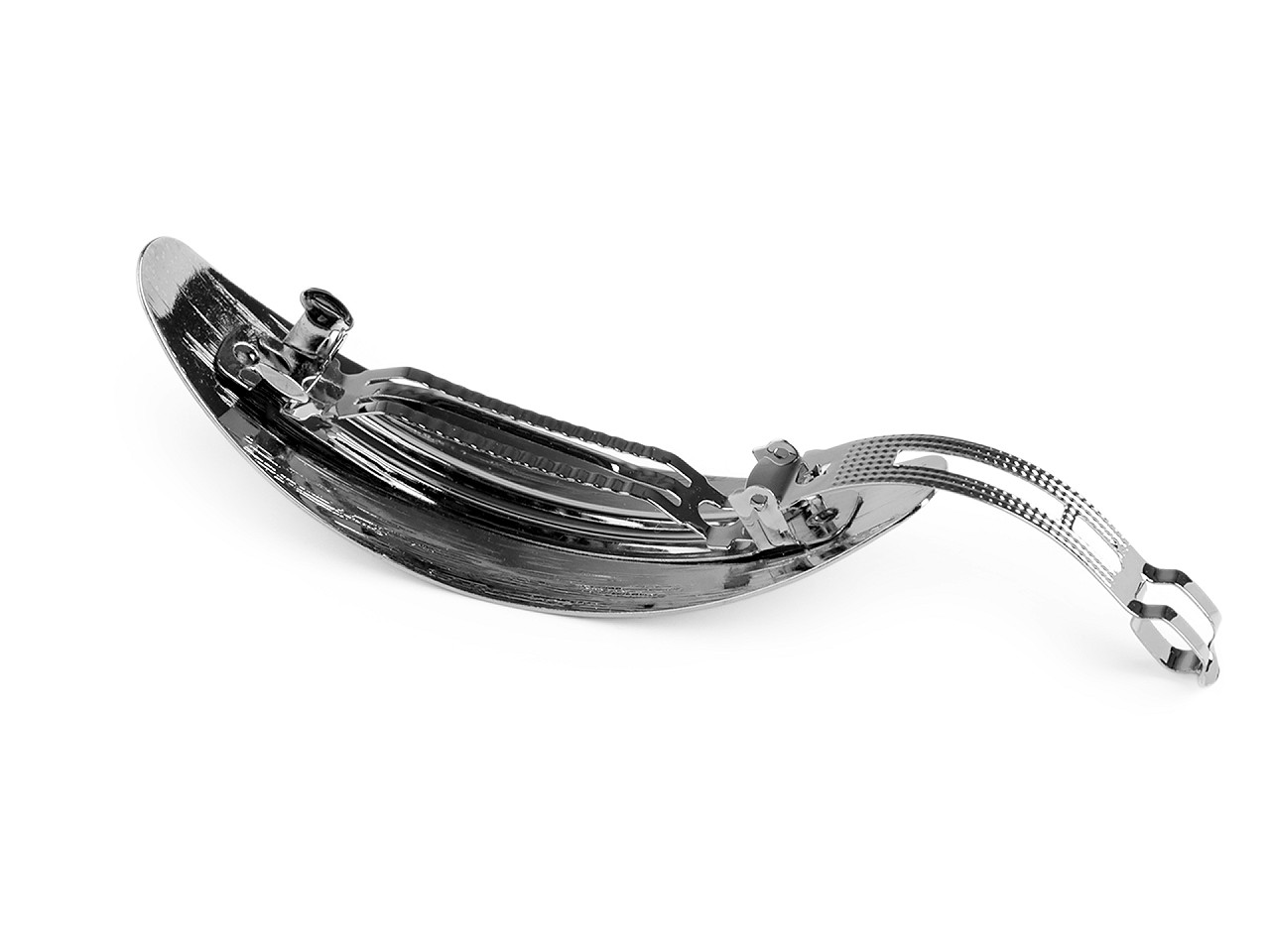 French hair clip - Steel grey (1 Piece)