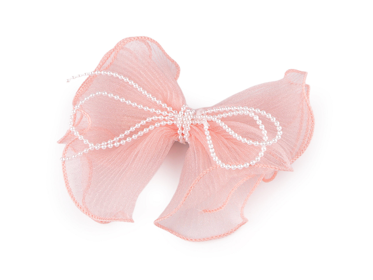 Bow hair clip - Lig.pastel green (1 Piece)