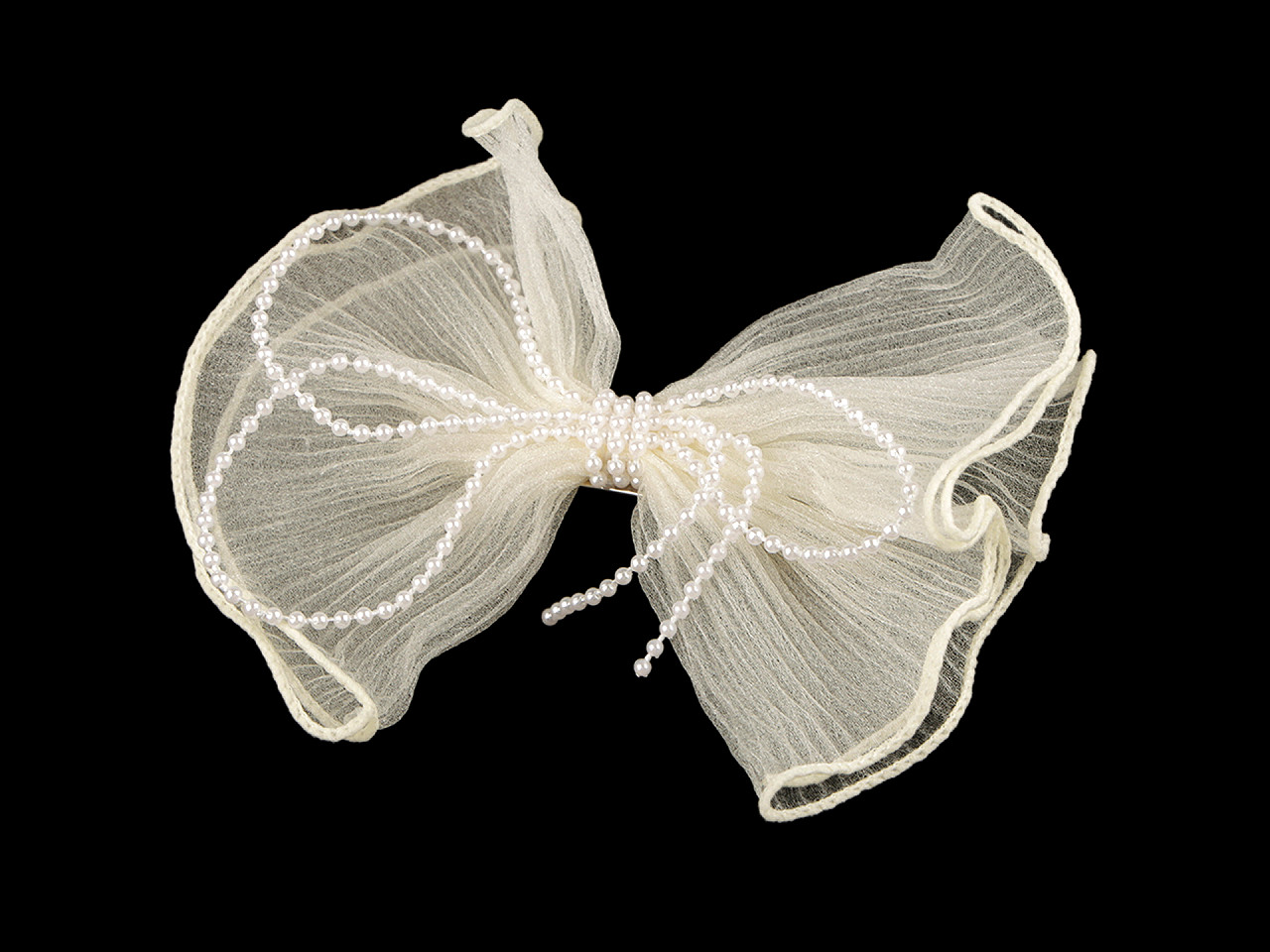 Bow hair clip - Lig.pastel green (1 Piece)