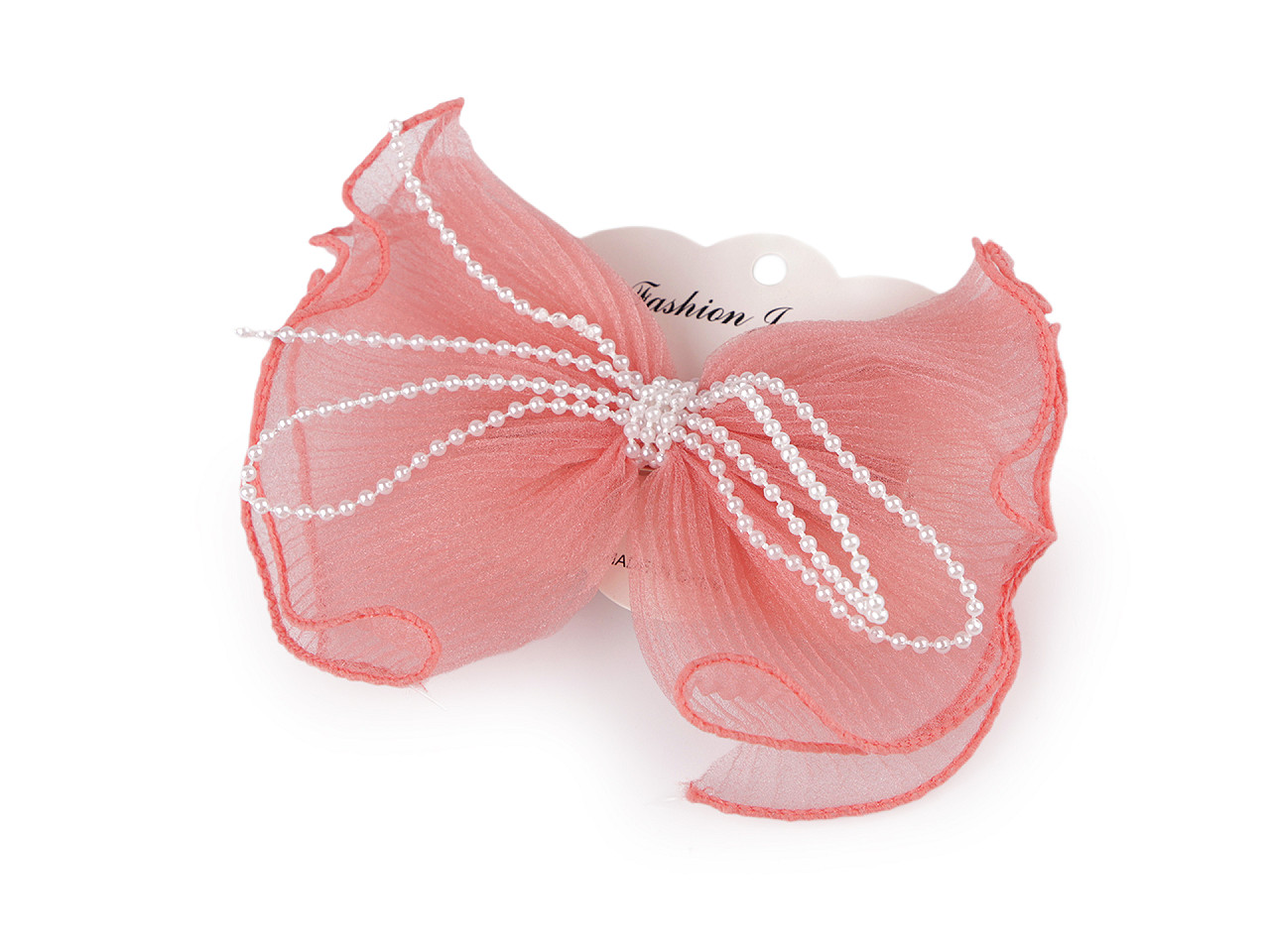 Bow hair clip - Lig.pastel green (1 Piece)