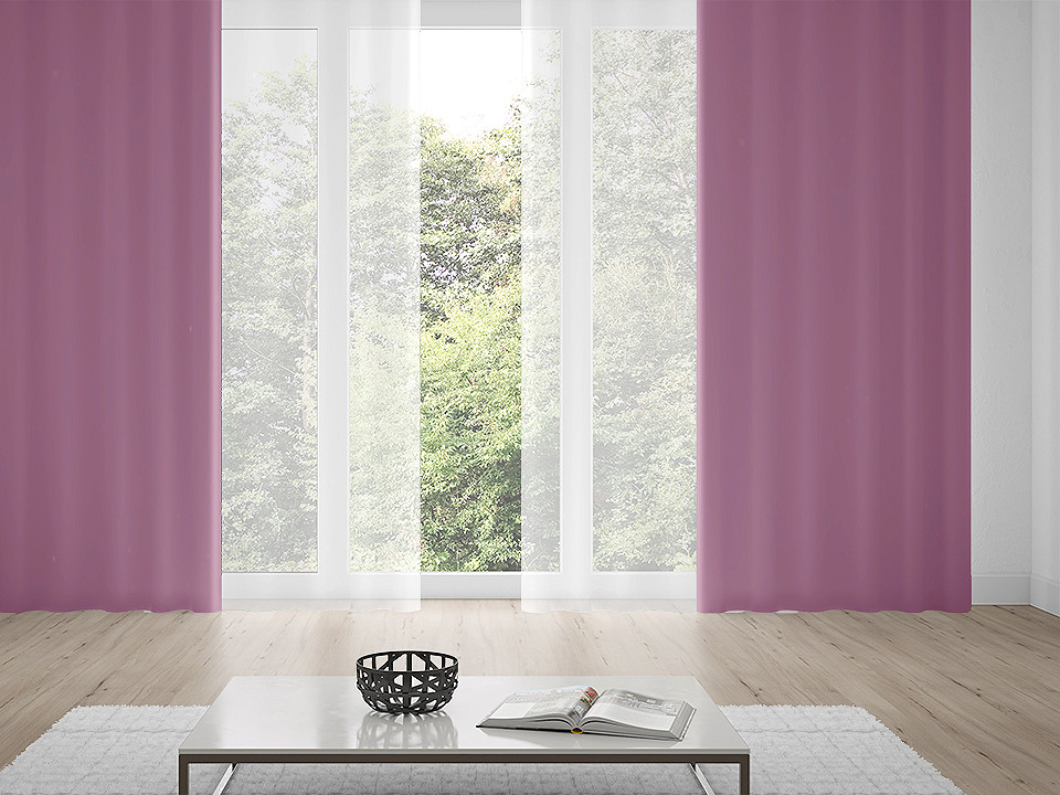 Blackout curtain fabric width 280 cm - Brown (1 Meter)