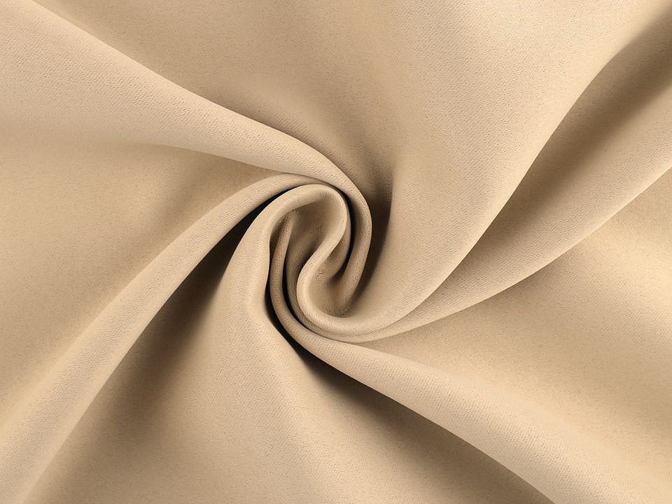 Blackout curtain fabric width 280 cm - Brown (1 Meter)