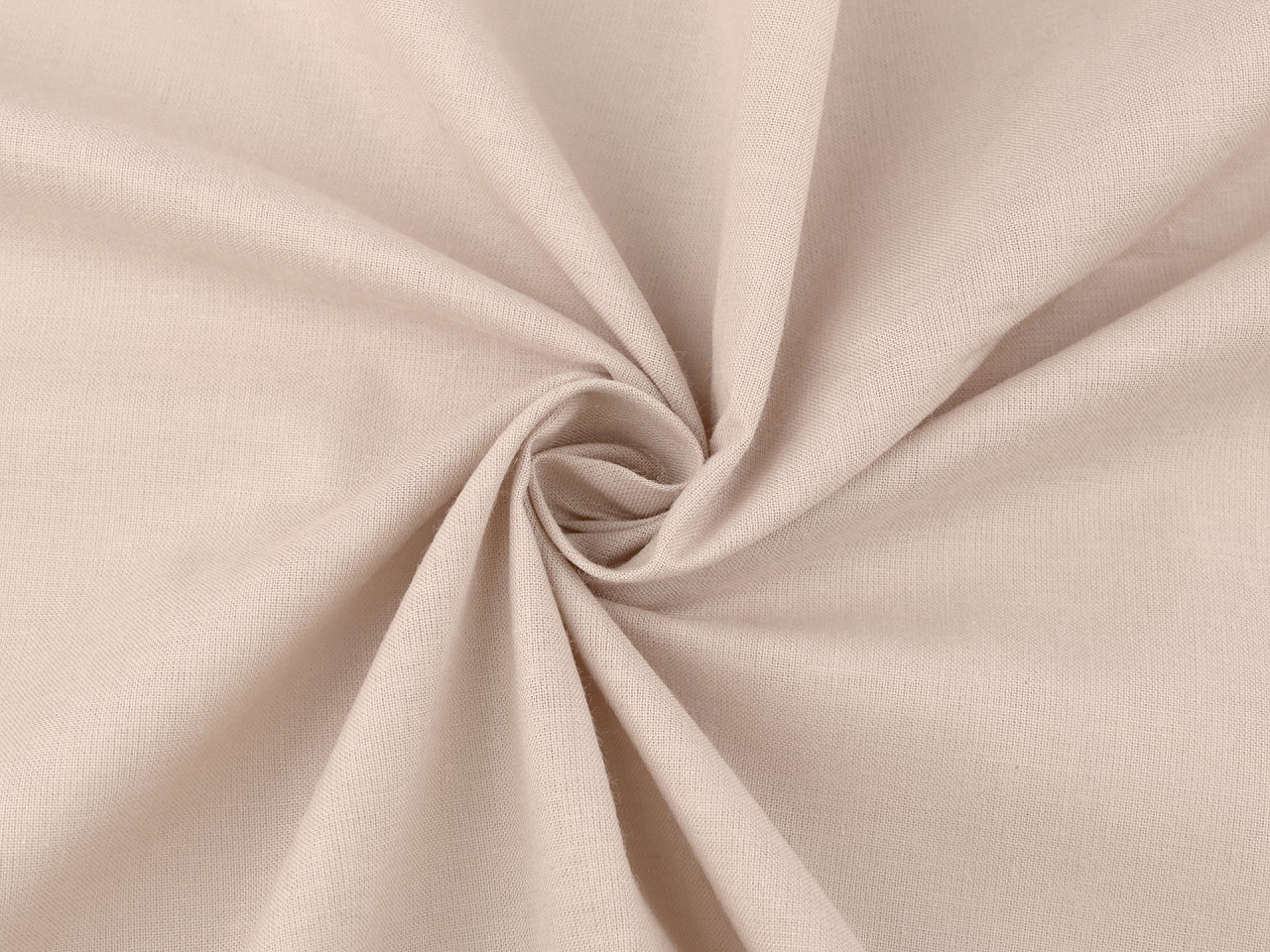 Cotton fabric / canvas single colour - Vanilla (1 Meter)