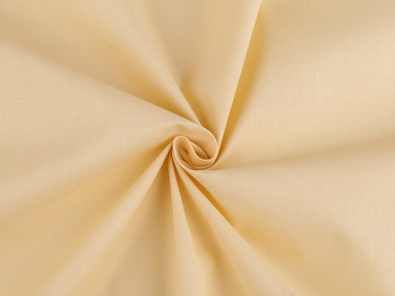 Cotton fabric / canvas single colour - Vanilla (1 Meter)