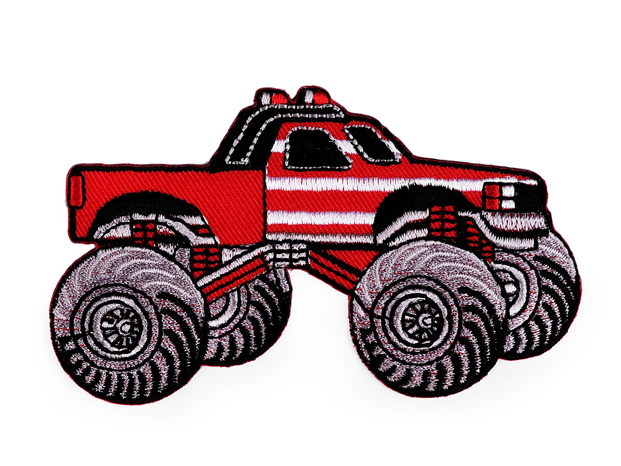 Iron on patch car, tractor, boat - Yellow light (1 Piece)