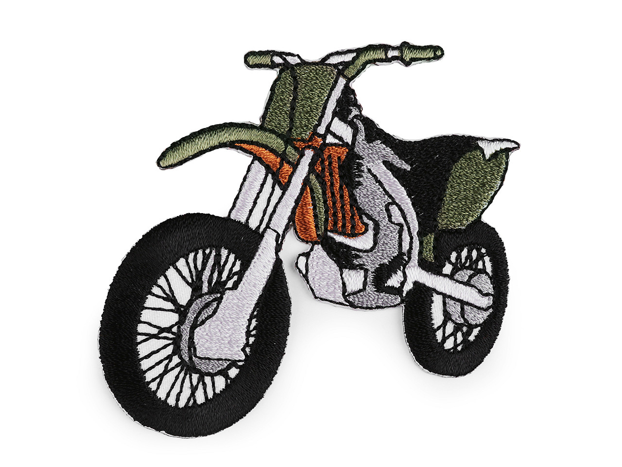 Iron on patch car, tractor, boat - Yellow light (1 Piece)