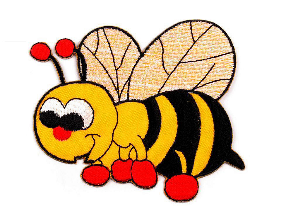 Iron on patch car, tractor, boat - Yellow light (1 Piece)