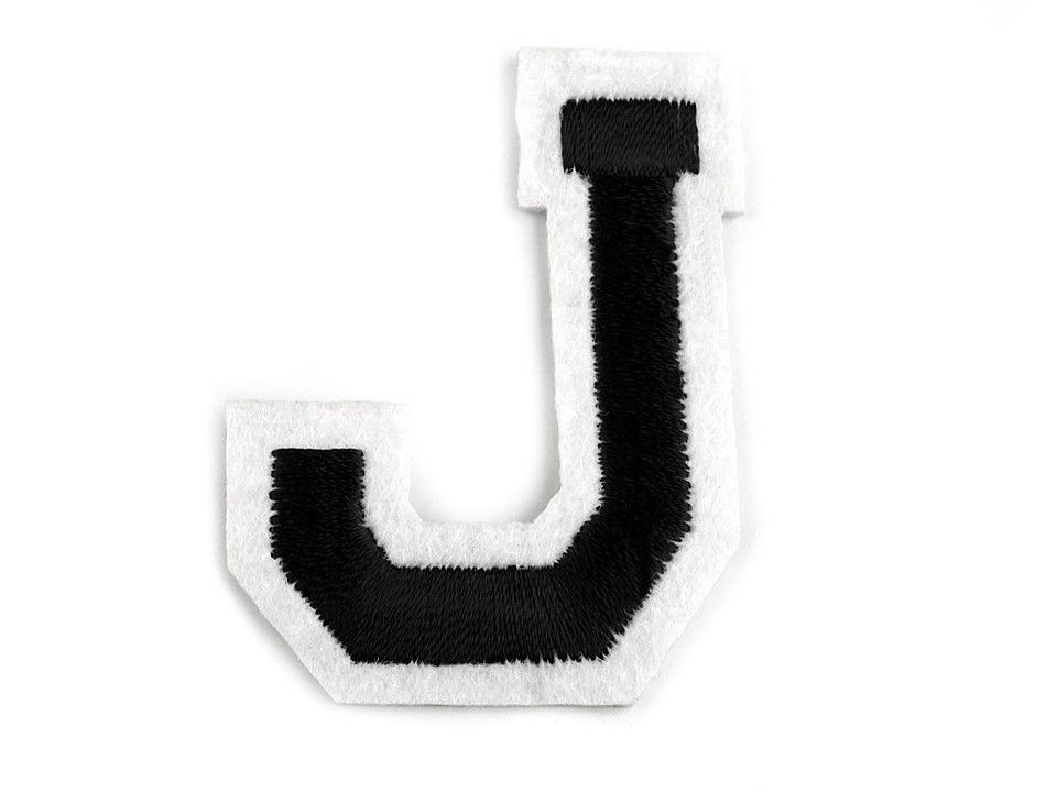 Iron on letters - Black (10 Pieces)