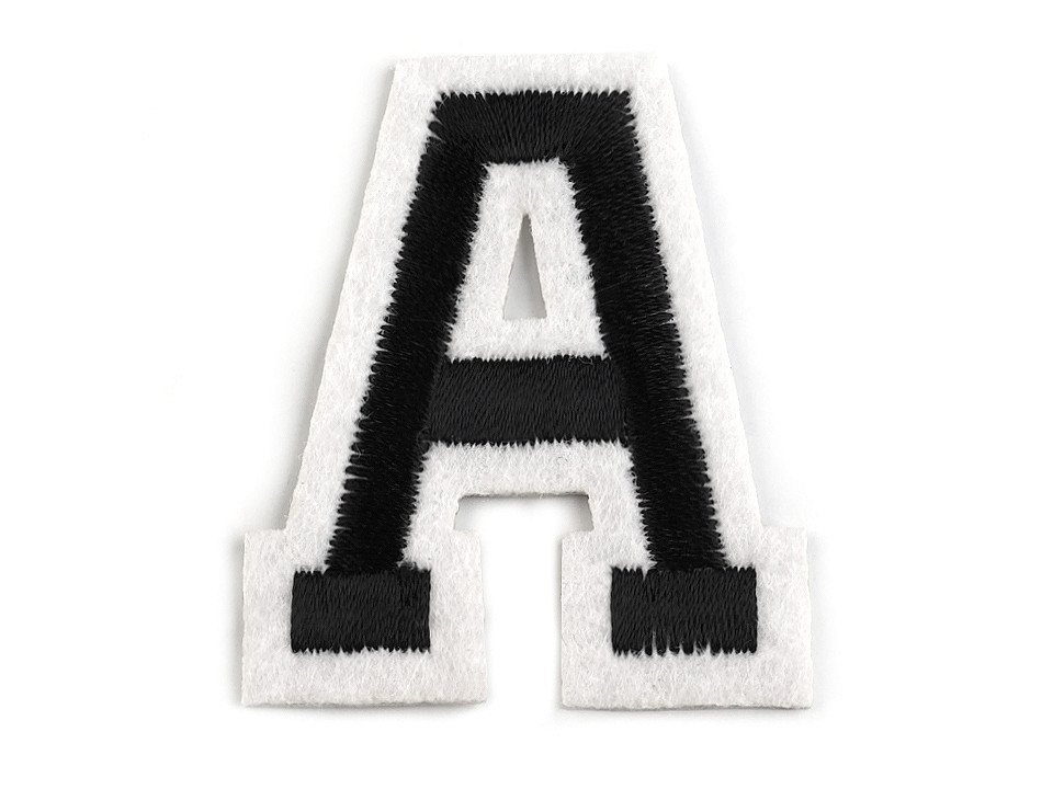 Iron on letters - Black (10 Pieces)