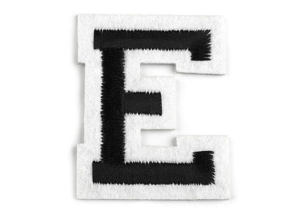 Iron on letters - Black (10 Pieces)