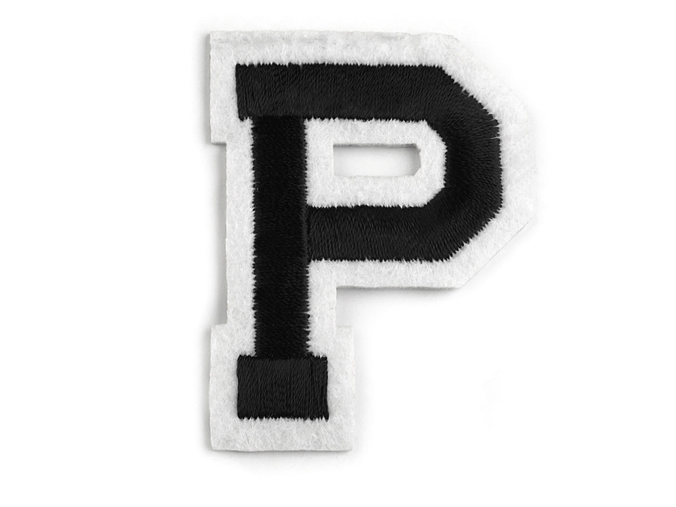 Iron on letters - Black (10 Pieces)