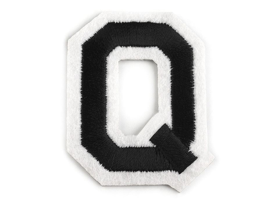 Iron on letters - Black (10 Pieces)