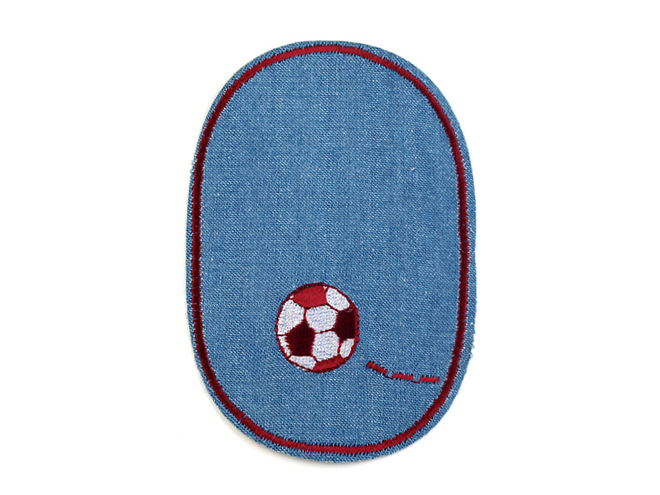 Denim iron on patch - Black (10 Pieces)