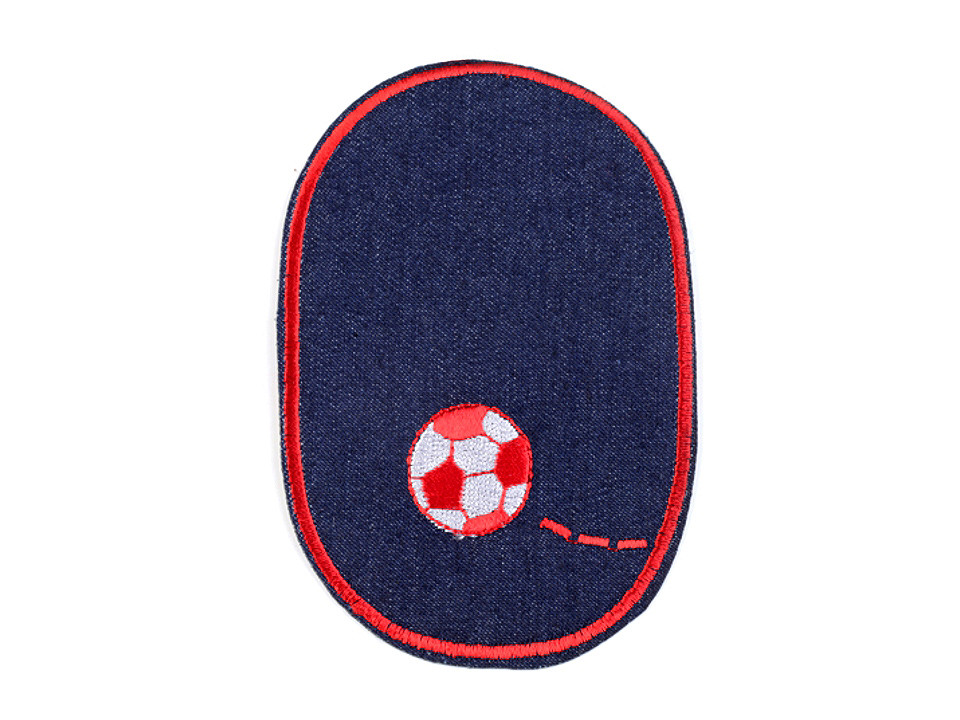 Denim iron on patch - Black (10 Pieces)