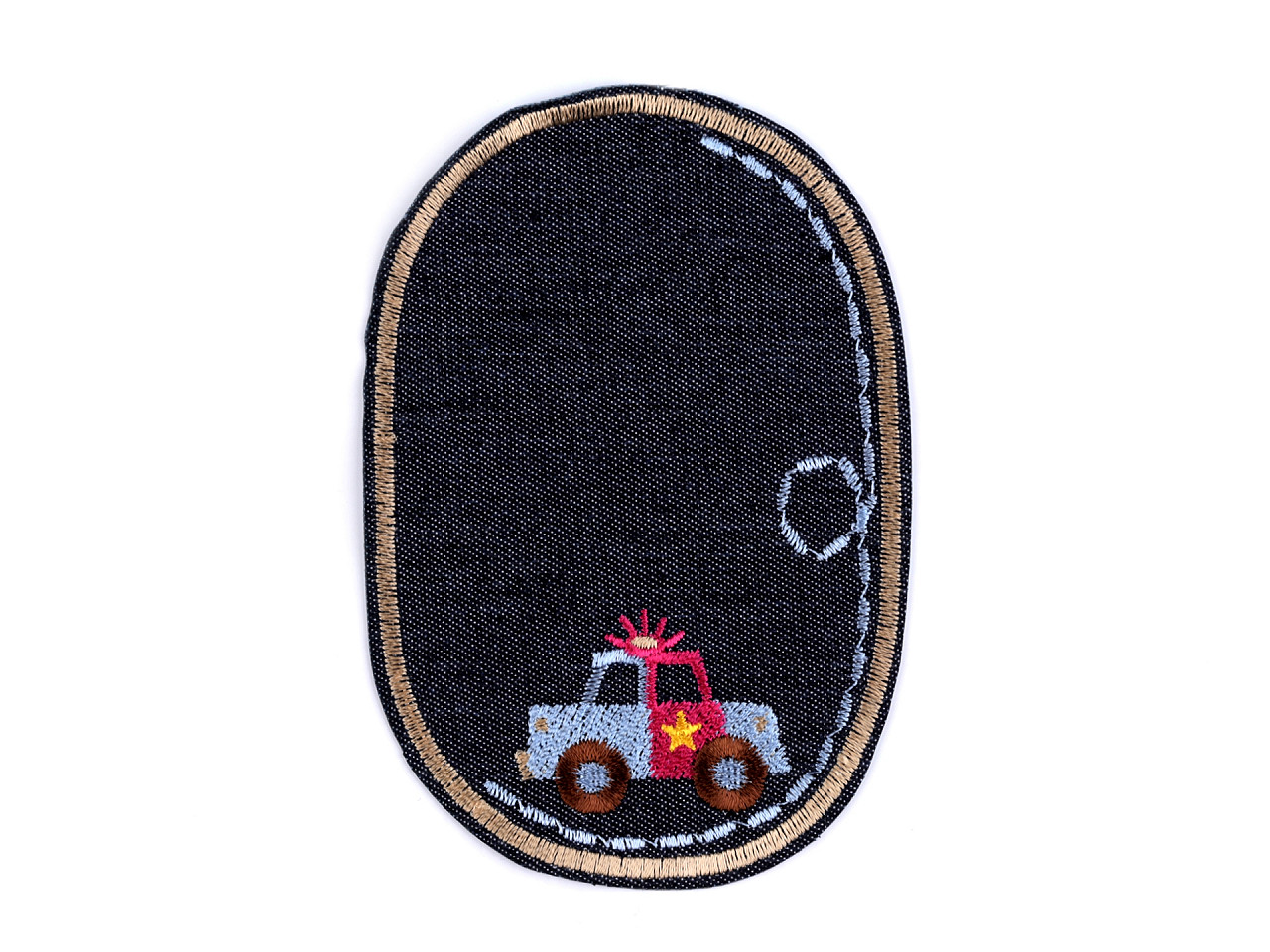 Denim iron on patch - Pastel green (10 Pieces)