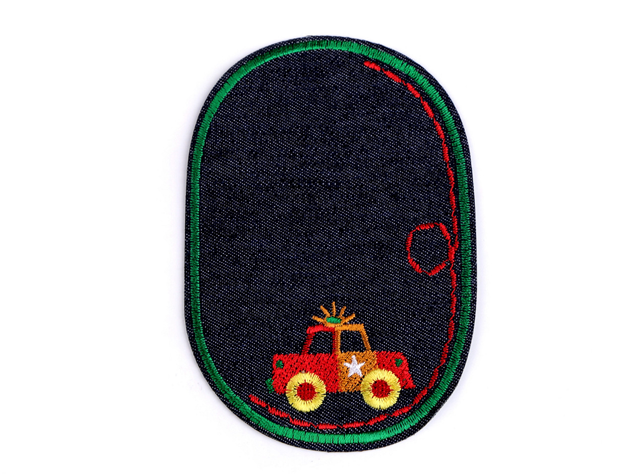 Denim iron on patch - Pastel green (10 Pieces)