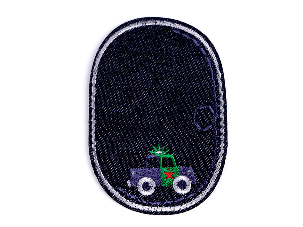 Denim iron on patch - Pastel green (10 Pieces)