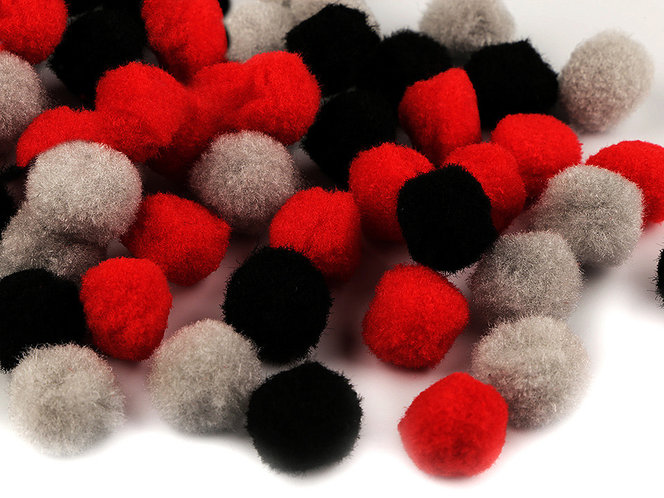 Pom pom ø20 mm - Mix christmas (1 Bag)