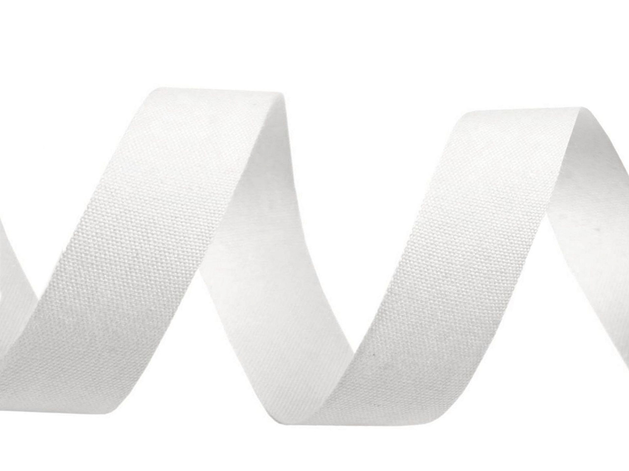 Cotton canvas ribbon width 15 mm - Ecru light (1 Meter)
