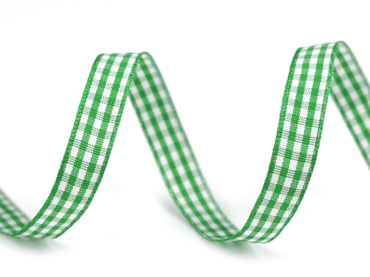 Check ribbon width 10 mm - Green (45 Meters)