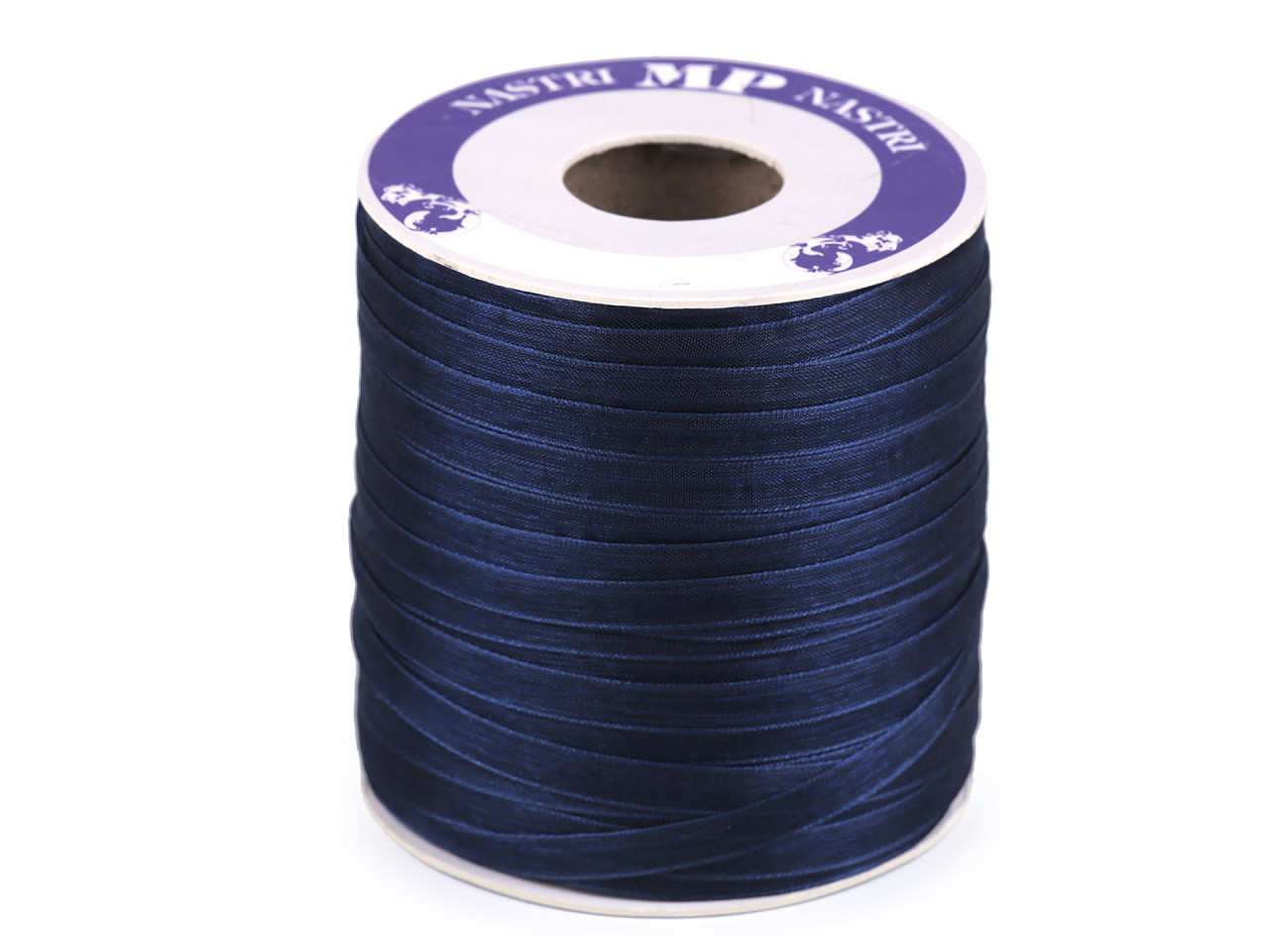 Chiffon / monofilament ribbon width 7 mm - Red (200 Meters)