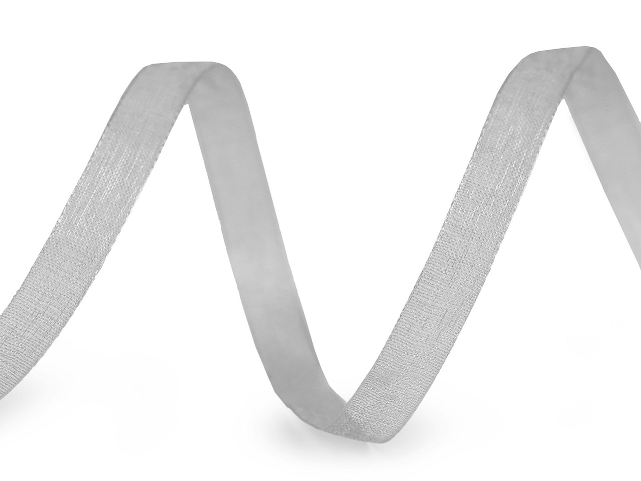 Chiffon / monofilament ribbon width 7 mm - Red (200 Meters)