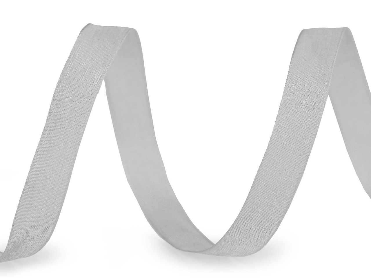 Chiffon / monofilament ribbon width 10 mm - Vanilla (100 Meters)