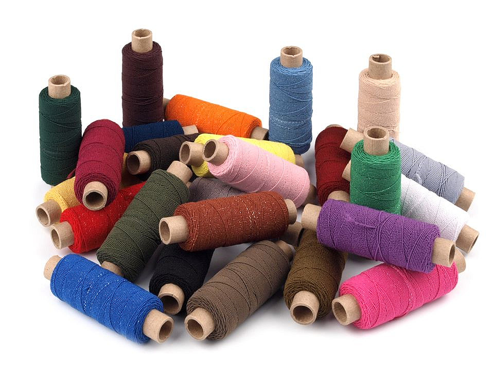 Elastic sewing thread ø1 mm; 30 m length - Beige (1 Piece)