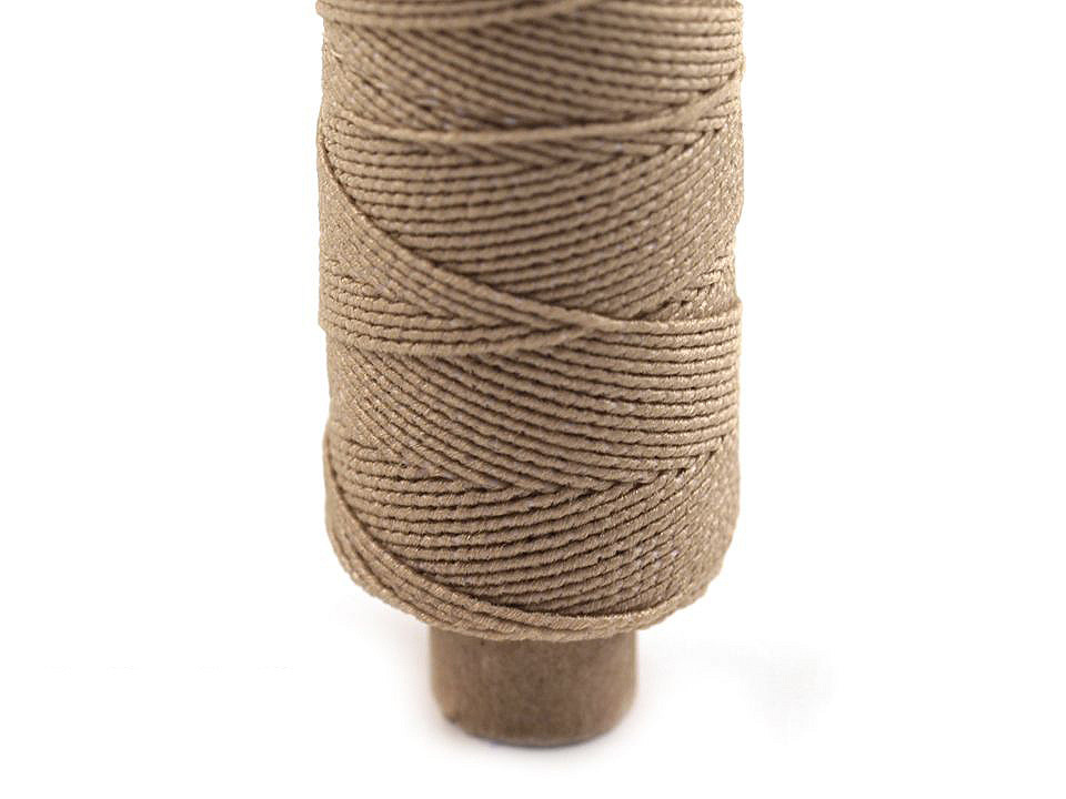 Elastic sewing thread ø1 mm; 30 m length - Beige (1 Piece)