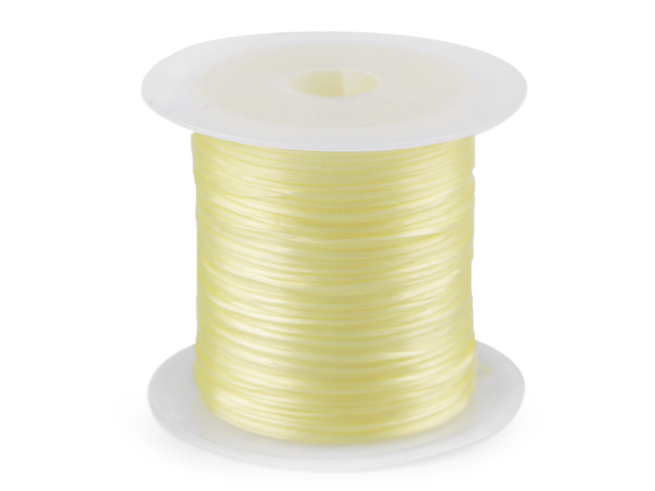 Flat elastic bead jewelry cord 1 mm - Mix (25 Pieces)