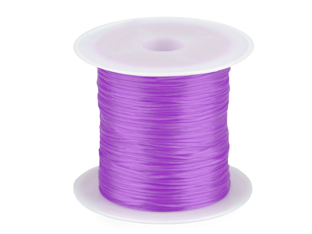 Flat elastic bead jewelry cord 1 mm - Mix (25 Pieces)